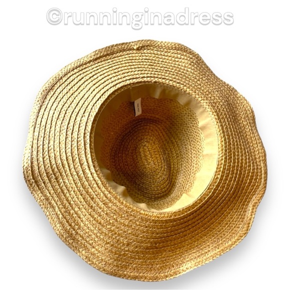 Nine West Packable Wire Brim Straw Sun Hat - Picture 2 of 10
